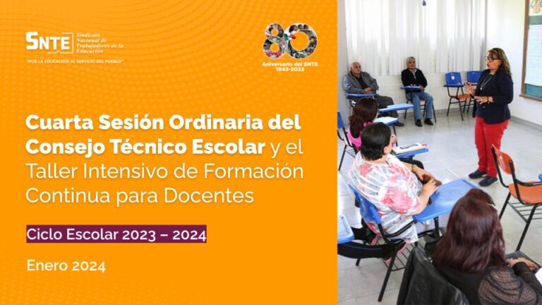 Cuarta Sesion De Consejo Tecnico Escolar 2024