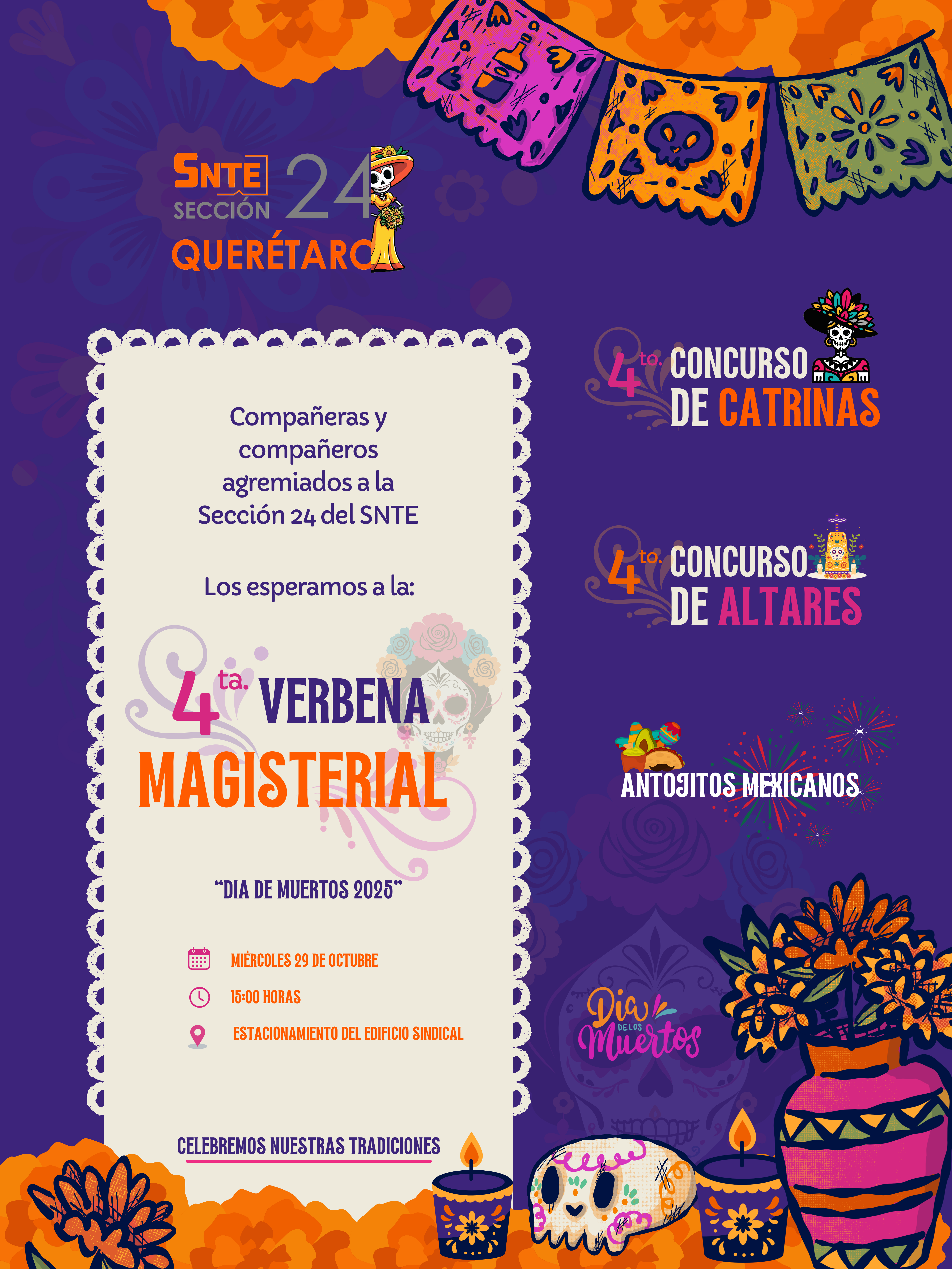 4o. Concurso de Catrinas y de Altares