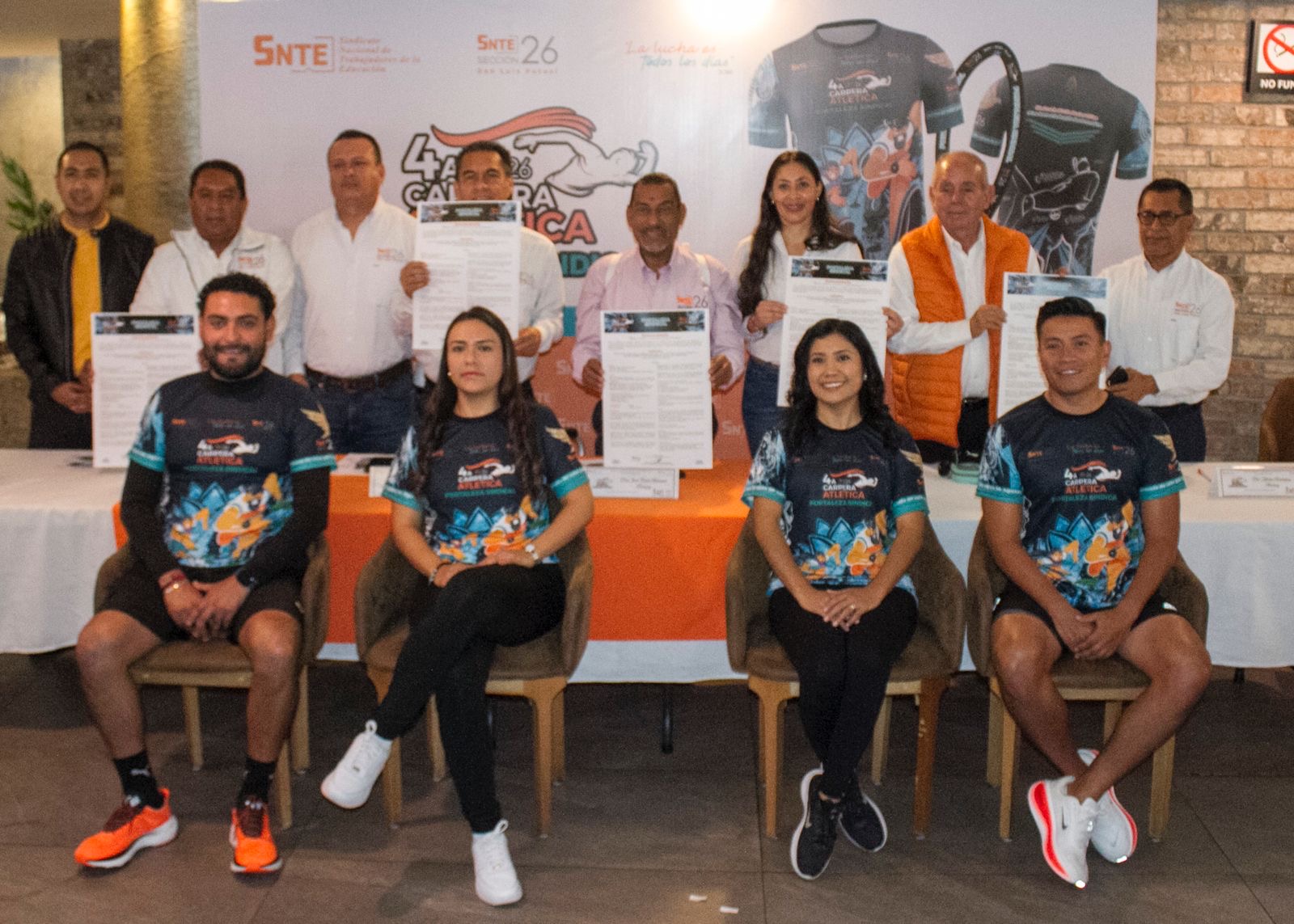 Sección 26 del SNTE presenta la 4ª Carrera “Fortaleza Sindical”