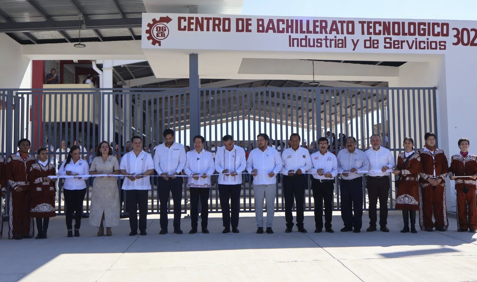 Inauguración del Plantel No. 302 en Reynosa, Tamaulipas