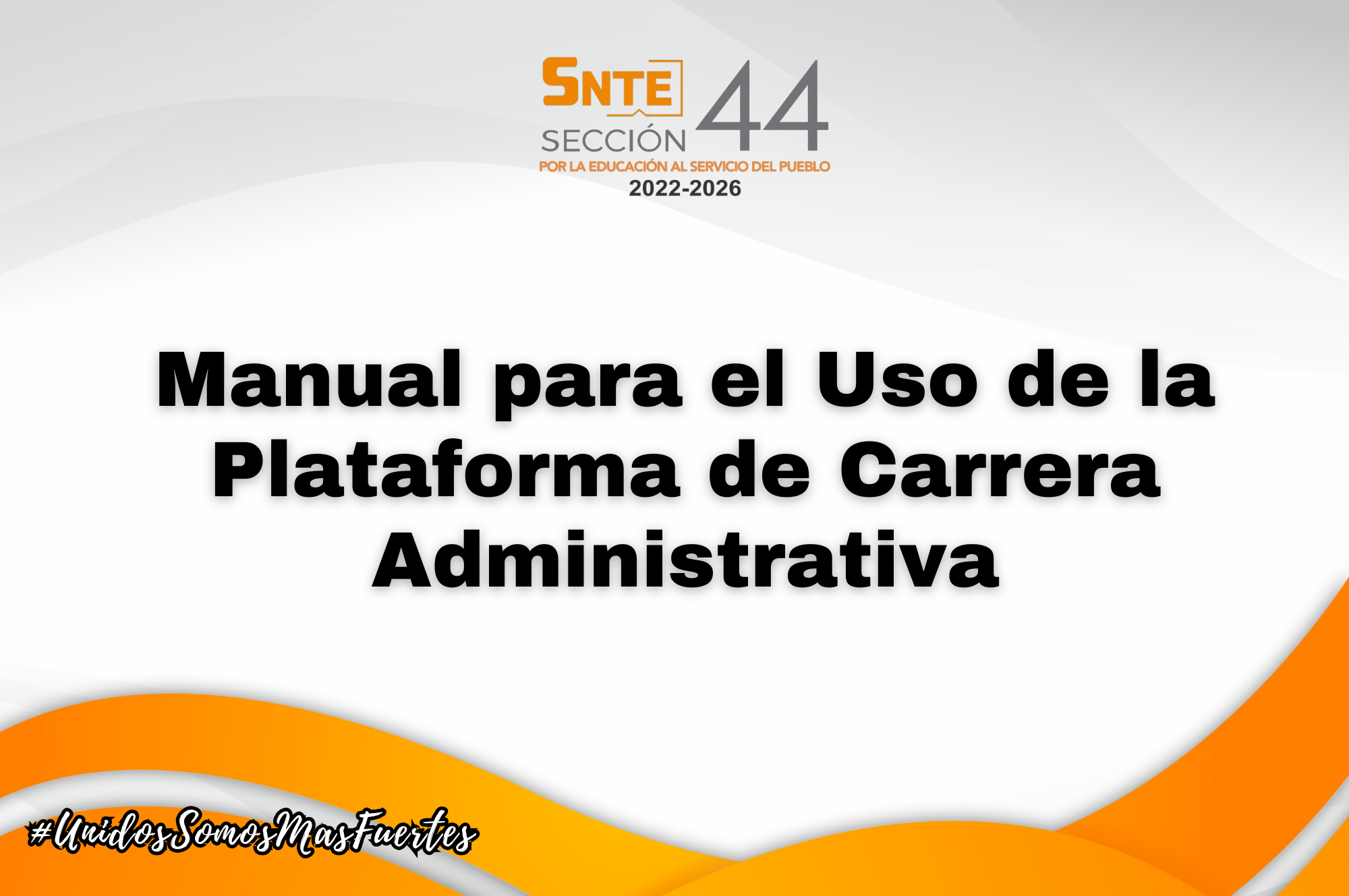 Manual para el Uso de la Plataforma de Carrera Administrativa